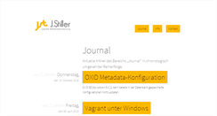Desktop Screenshot of josestiller.de